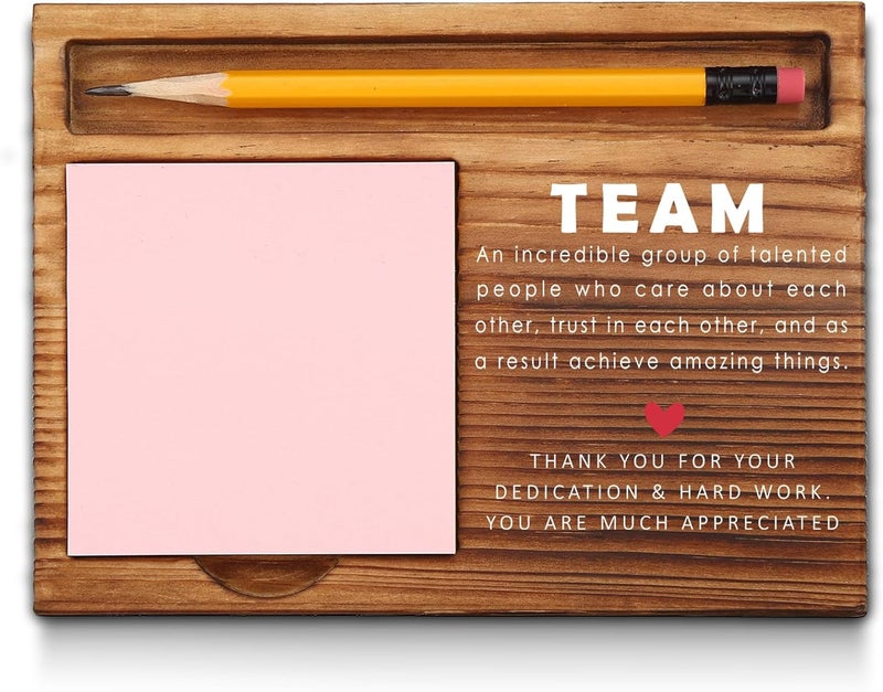 akeke Team Sticky Note Holder, Team Thank You Appreciation Gifts for Coworkers, Employees, Men, Women, Team Gifts Office Desk Self-Stick Note Pad Holders GSH433 - Image 1